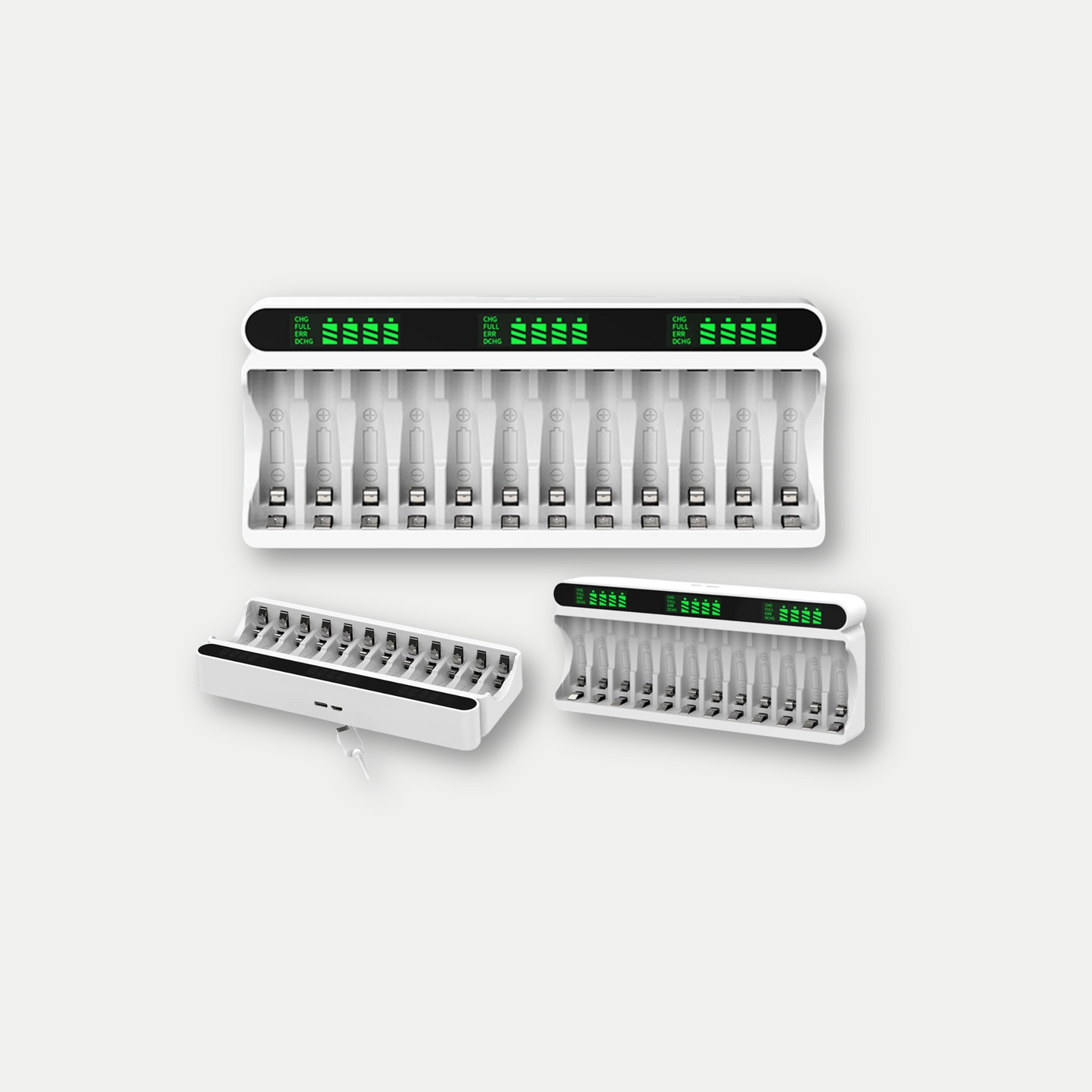 12x AA/AAA Ni-MH Battery Charger